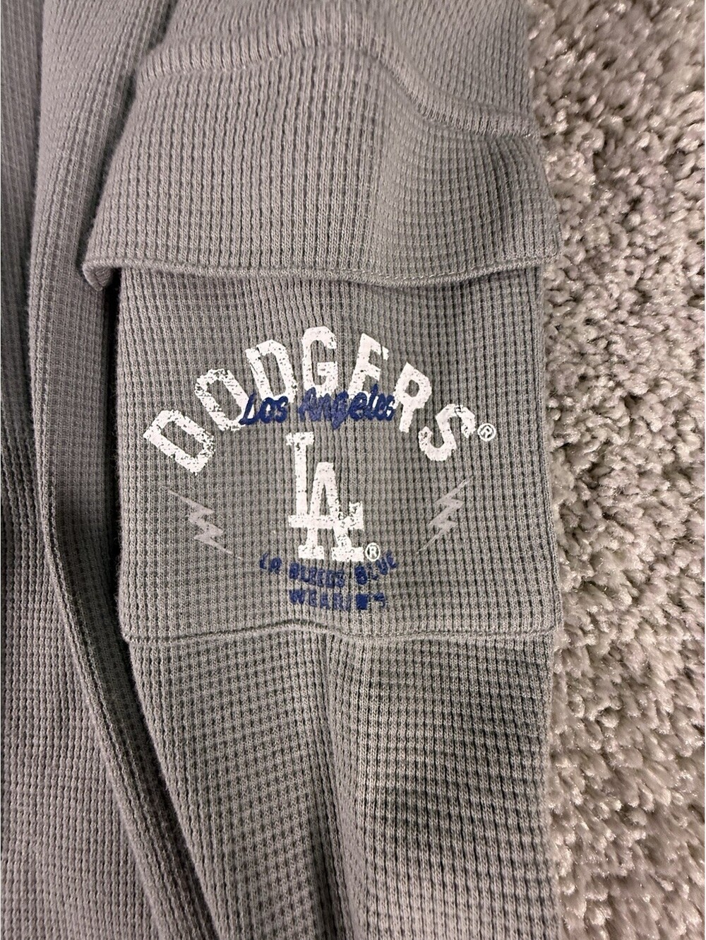NWT L. A. Dodgers MLB Women’s 2 Piece Lounge Set By Erin Andrews Gray Size M - Picture 16 of 16